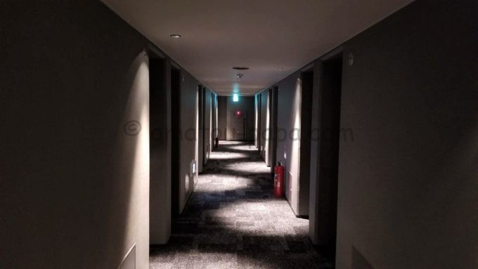 センターホテル東京の廊下