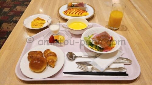 ホテルオークラ東京ベイの朝食（洋食セット）