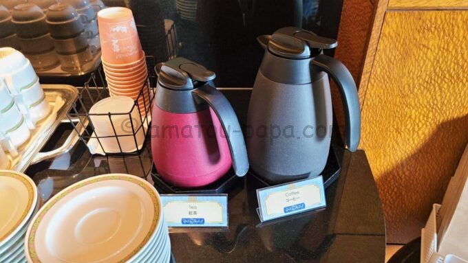 ディズニーアンバサダーホテル「アンバサダーラウンジ」の紅茶とコーヒー