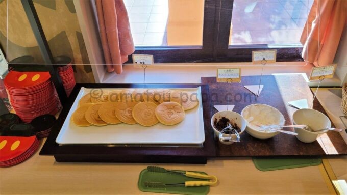 東京ディズニーセレブレーションホテル ディスカバーの朝食「パンケーキ」