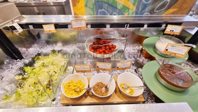東京ディズニーセレブレーションホテル ディスカバーの朝食「サラダ」