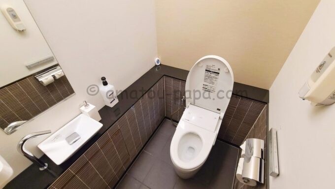 USJ（ユニバーサル・スタジオ・ジャパン）のJCBラウンジ内にあるトイレ