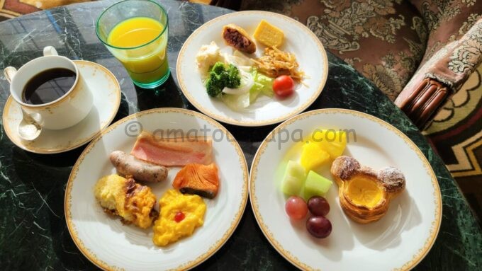 東京ディズニーランドホテルのドリーマーズ・ラウンジの朝食