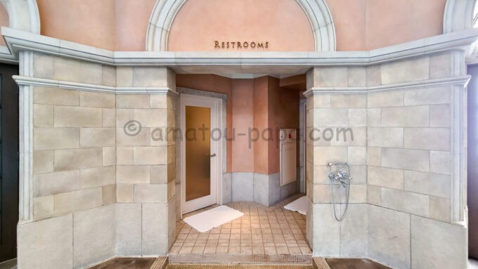 ホテルミラコスタのスパ＆プール「テルメ・ヴェネツィア」のお手洗い