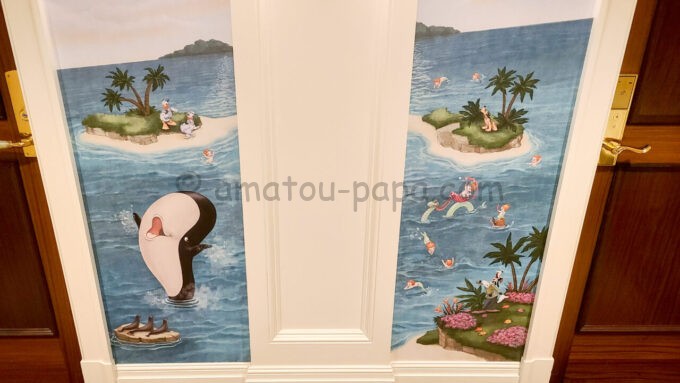 東京ディズニーシー・ホテルミラコスタ内に描かれている絵