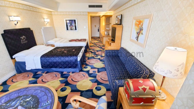 ディズニーアンバサダーホテル「キングダム ハーツ 20thアニバーサリースペシャルルーム」全体の雰囲気