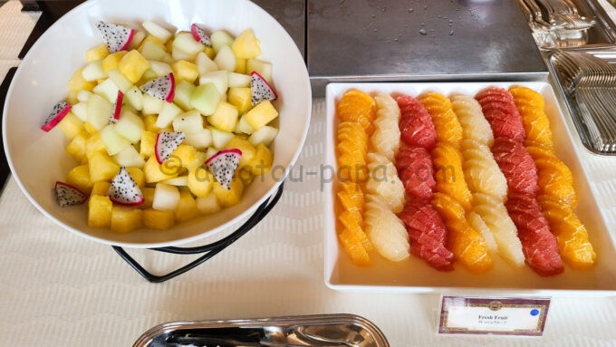 東京ディズニーシー・ホテルミラコスタのベッラヴィスタ・ラウンジの朝食「フレッシュフルーツ」