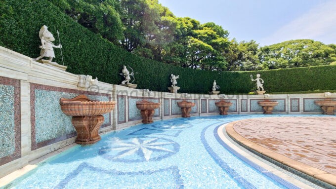 ホテルミラコスタのスパ＆プール「テルメ・ヴェネツィア」の屋外プール