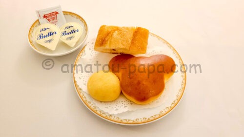 東京ディズニーランドホテルのルームサービス「メインディッシュにつくパン」