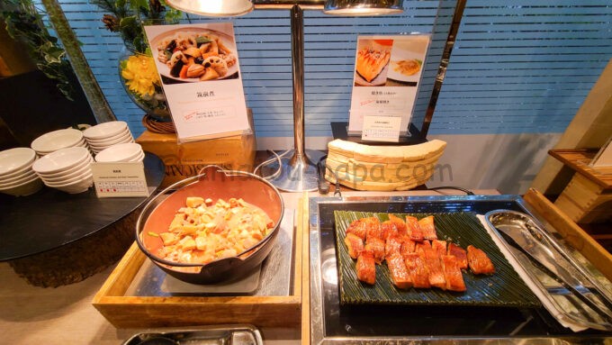 浦安ブライトンホテル東京ベイの朝食ビュッフェ「筑前煮と焼き魚」
