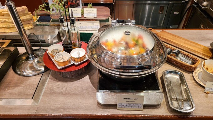 浦安ブライトンホテル東京ベイの朝食ビュッフェ「焼き野菜のホットサラダ」
