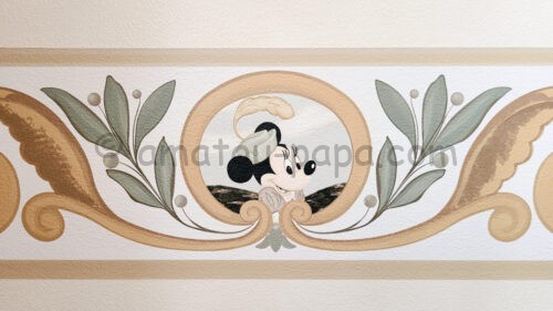 東京ディズニーシー・ホテルミラコスタ トスカーナ・サイド「カピターノ・ミッキー・スーペリアルーム（ディズニーシー・アクアスフィアビュー）」のミニーマウスの壁紙