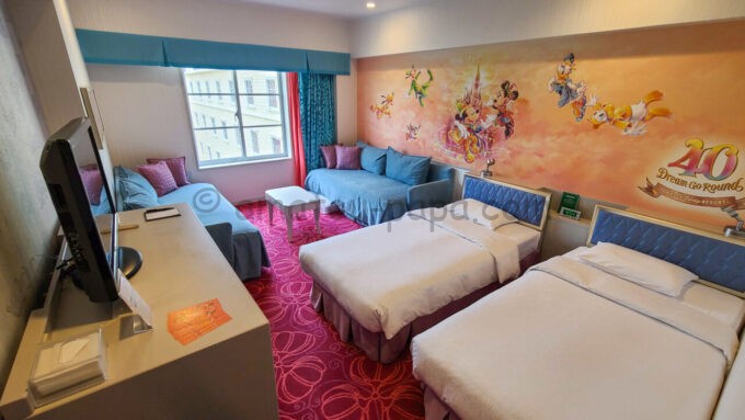 東京ディズニーセレブレーションホテル ウィッシュ：東京ディズニーリゾート40周年“ドリームゴーラウンド”ルーム